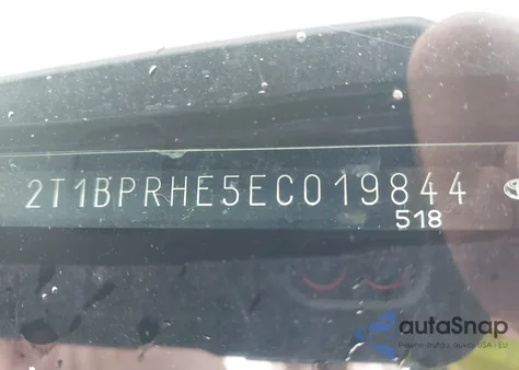 2014 Toyota Corolla Le Eco from USA, damaged, VIN 2T1BPRHE5EC019844